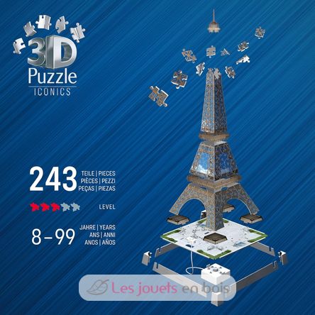 Puzzle 3D Tour Eiffel illuminée 216 pcs RAV12008024 Ravensburger 4