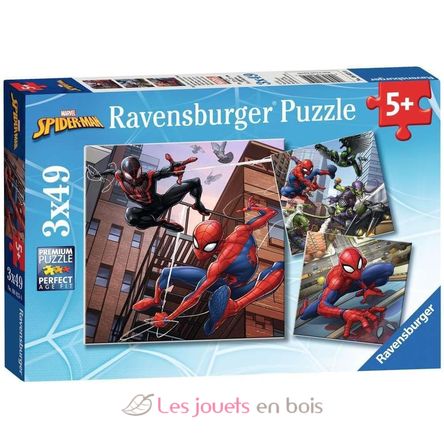 Puzzle Spiderman en action 3x49 pcs RAV-08025 Ravensburger 1