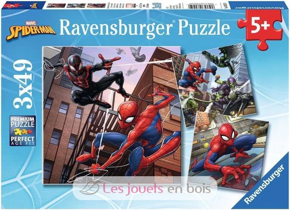 Puzzle Spiderman en action 3x49 pcs RAV-08025 Ravensburger 5
