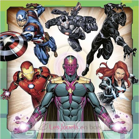 Puzzle Les puissants Avengers 3x49 pcs RAV-08040 Ravensburger 4