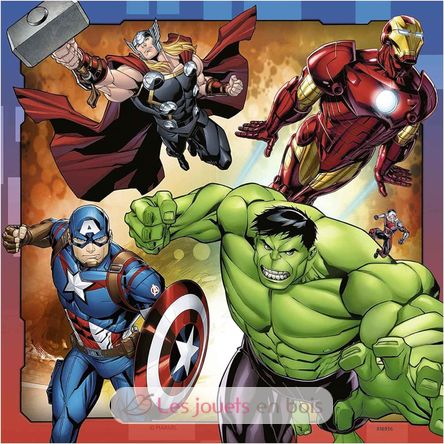 Puzzle Les puissants Avengers 3x49 pcs RAV-08040 Ravensburger 3