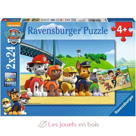 Puzzle Chiens héroïques Pat'Patrouille 2x24 pcs RAV-09064 Ravensburger 1