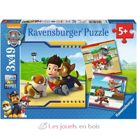 Puzzle Héros Pat'Patrouille 3x49 pcs RAV-09369 Ravensburger 1