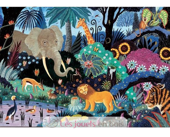 Nuit dans la jungle d'Alain Thomas K065-50 Puzzle Michèle Wilson 2