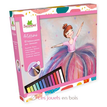 10 tableaux pastels secs Danseuses SYCREA033 Sycomore 1