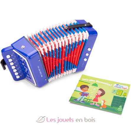 Accordéon bleu NCT10056 New Classic Toys 2