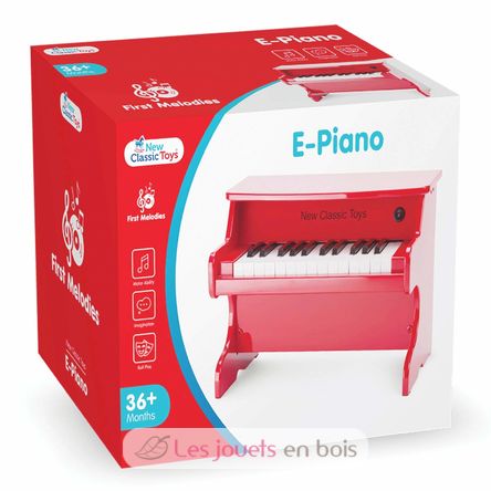 Piano Electronique rouge - 25 touches NCT10160 New Classic Toys 3