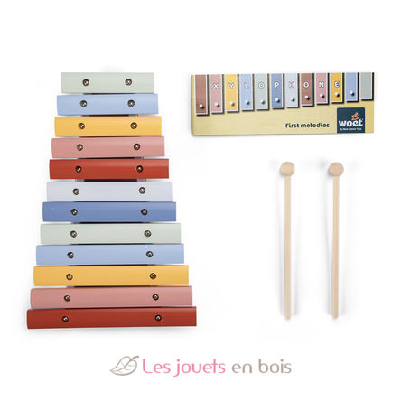 Xylophone en bois 12 tons NCT10237 New Classic Toys 3