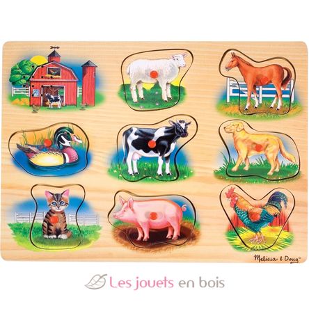 Puzzle sonore ferme M&D10268-3970 Melissa & Doug 1