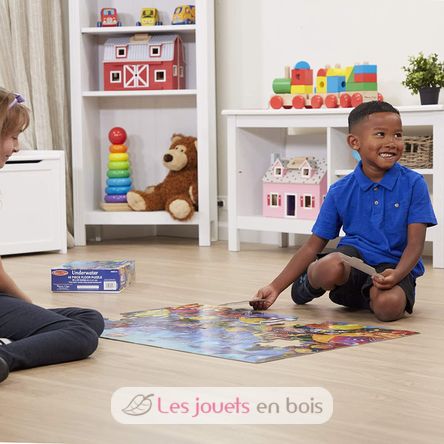 Puzzle géant Fonds Marins MD10427 Melissa & Doug 3