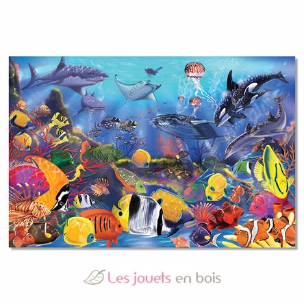 Puzzle géant Fonds Marins MD10427 Melissa & Doug 1