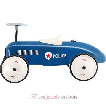 Voiture porteur métal pour enfant dès 1 an coloris bleu ciel GOKI