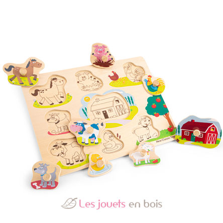 Puzzle Ferme 8 pcs NCT10430 New Classic Toys 3
