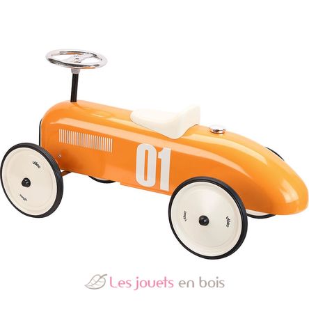 Porteur voiture vintage orange V1045 Vilac 3