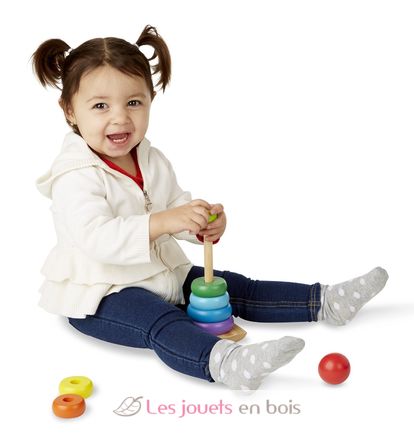 Empilable arc-en-ciel MD-10576 Melissa & Doug 4