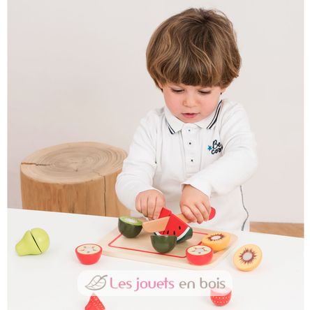 Fruits en bois à découper NCT10579 New Classic Toys 4