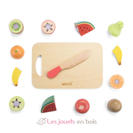 Fruits en bois à découper NCT10579 New Classic Toys 4