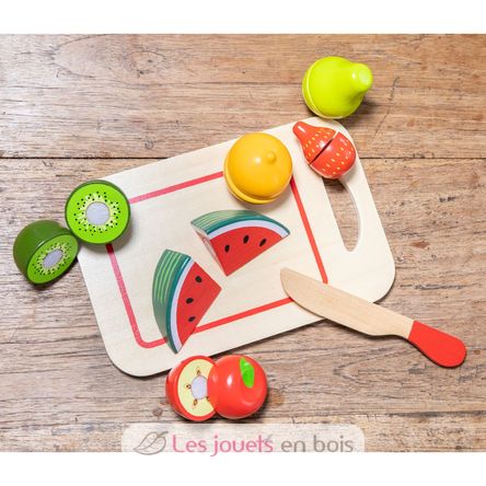 Fruits en bois à découper NCT10579 New Classic Toys 5