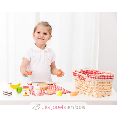 Panier de fruits en bois à découper - New Classic Toys 10588