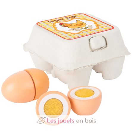 Boite d'œufs en bois à découper LE10591 Small foot company 1
