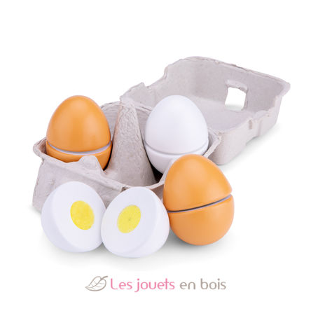 Oeufs en bois à découper NCT10600 New Classic Toys 1