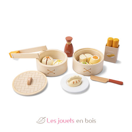 Ensemble de Dim Sum en bois NCT10614 New Classic Toys 3