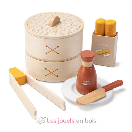 Ensemble de Dim Sum en bois NCT10614 New Classic Toys 4