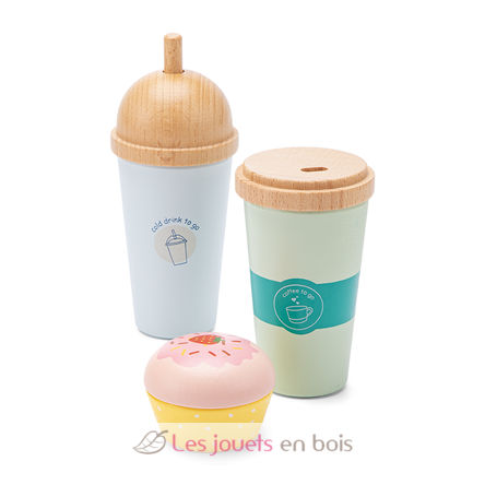 Ensemble de jeu avec café à emporter NCT10639 New Classic Toys 4