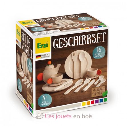 Set de vaisselle naturel 16 pcs ER10678 Erzi 2