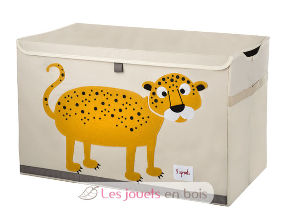 Coffre à jouets Léopard EFK107-001-001 3 Sprouts 1