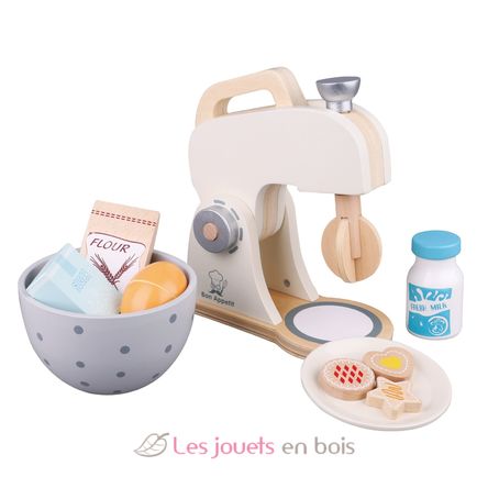 Robot de cuisine en bois, jouets en bois