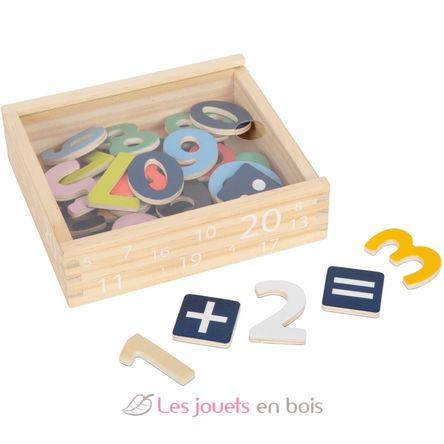 Chiffres magnétiques colorés LE10731 Small Foot company 2