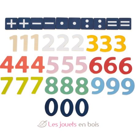 Chiffres magnétiques colorés LE10731 Small Foot company 3