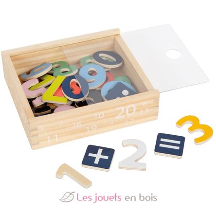 Chiffres magnétiques colorés LE10731 Small Foot company 1