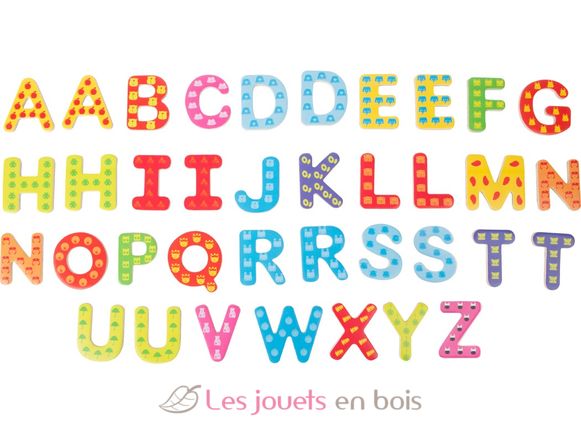 Lettres magnétiques colorées LE10732 Small foot company 2