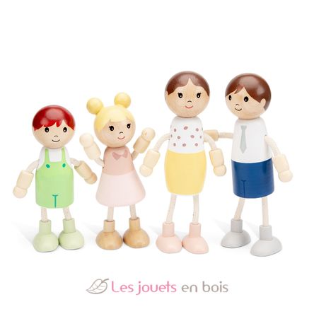 Poupées miniatures en bois NCT10741 New Classic Toys 1