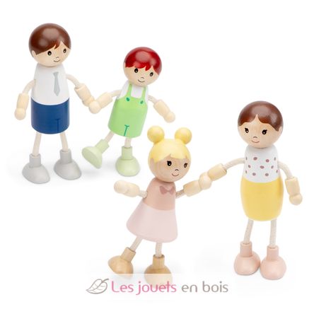 Poupées miniatures en bois NCT10741 New Classic Toys 2