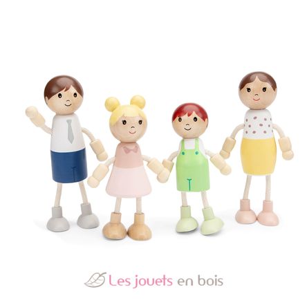 Poupées miniatures en bois NCT10741 New Classic Toys 4