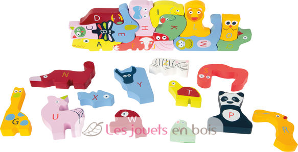 Puzzle ABC en bois LE10869 Small foot company 2