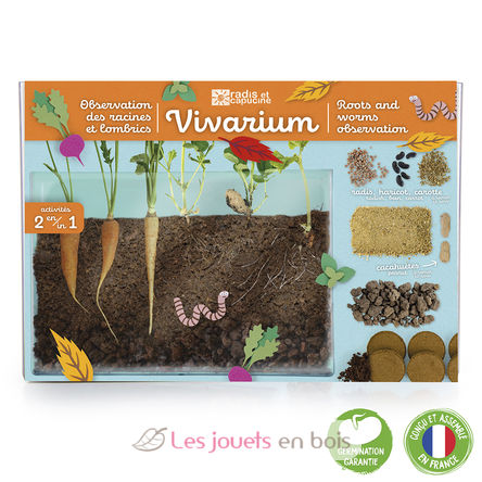 Vivarium Observation racines et vers de terre RC-011038 Radis et Capucine 7