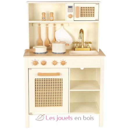 Cuisine en bois et rotin NCT11045 New Classic Toys 2