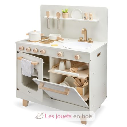Cuisine en bois avec lave-vaisselle NCT11048 New Classic Toys 1