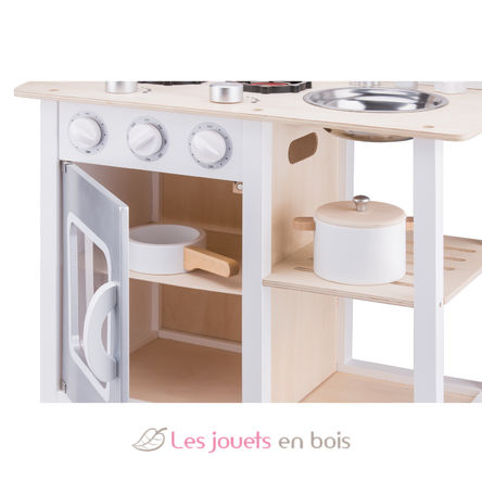 Cuisine Bon Appétit - blanche argent NCT11053 New Classic Toys 3