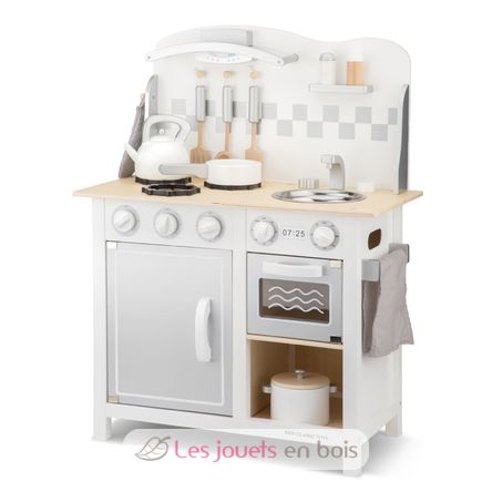 Kitchenette Bon Appétit blanche argent NCT11061 New Classic Toys 1