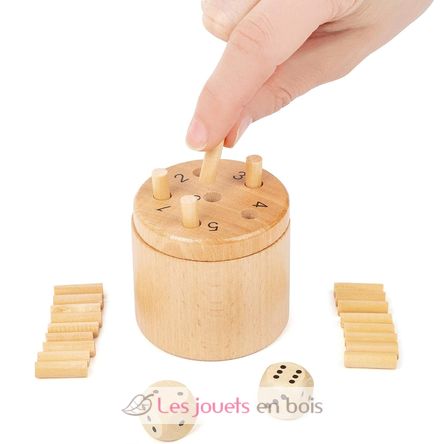 Jeu de dés 6 dehors LE11365 Small foot company 2
