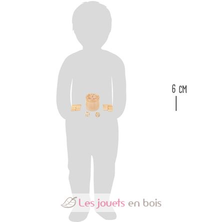 Jeu de dés 6 dehors LE11365 Small foot company 4