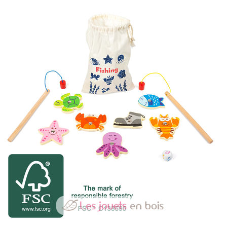 Jeu de voyage Pêche au poisson LE11366 Small foot company 7