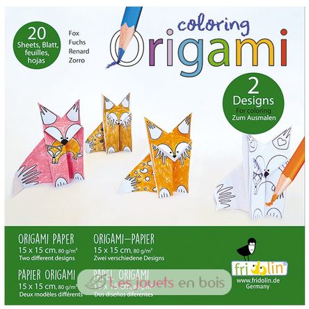 Coloring Origami - Renard FR-11382 Fridolin 1