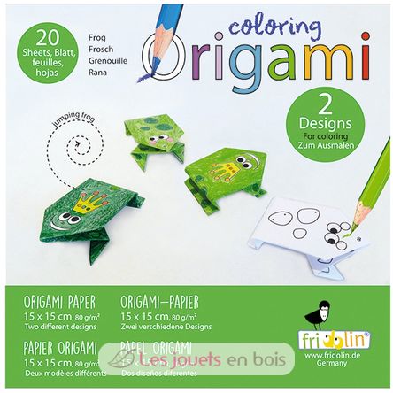 Coloring Origami - Grenouille FR-11383 Fridolin 1