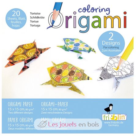 Coloring Origami - Tortue FR-11385 Fridolin 1